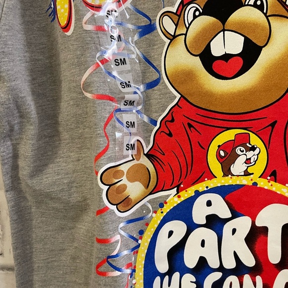 NWT! Unisex Women’s Men’s Buc-ee’s 2024 voting gray short sleeve t-shirt Small - Picture 4 of 4
